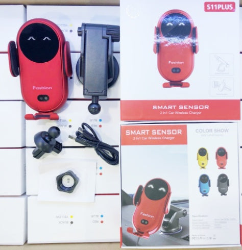 Smartphoneladegerät mit Autohalterung