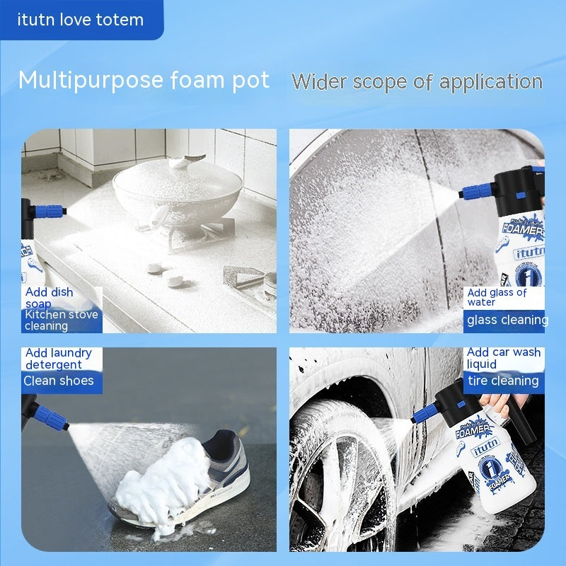 Elektrische Sprühflasche, Autowaschflüssigkeit, Schaumpumpeflasche