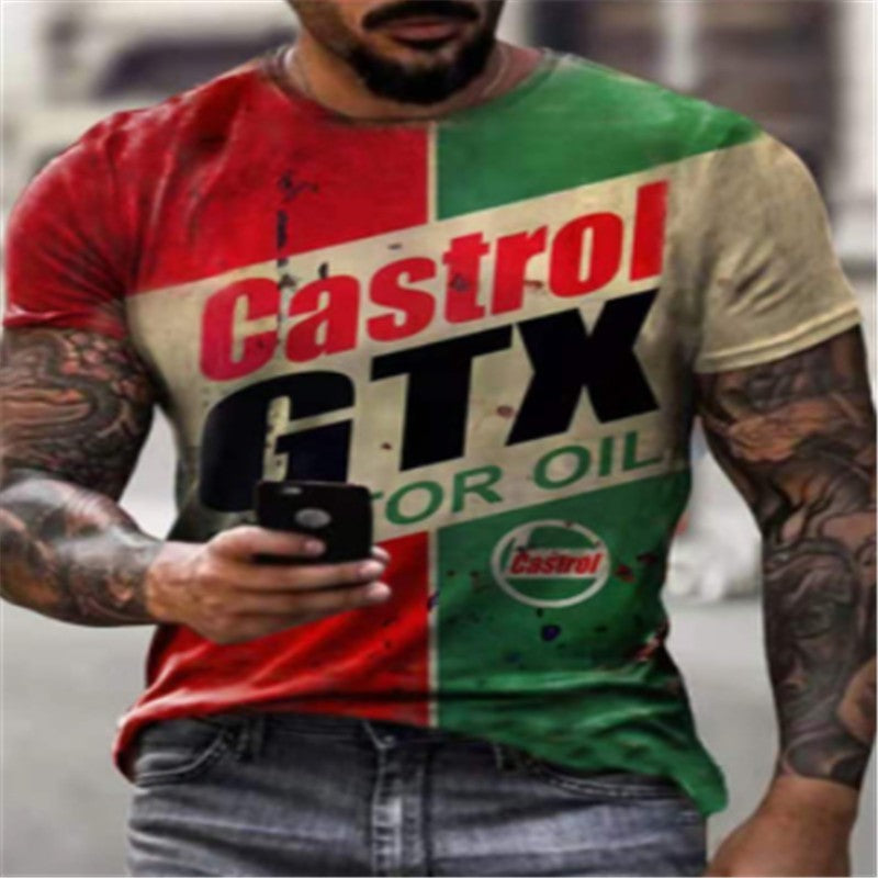 T-Shirt für Herren Kleidung Sommer Freizeit Kurzarm-T-Shirt Bestseller