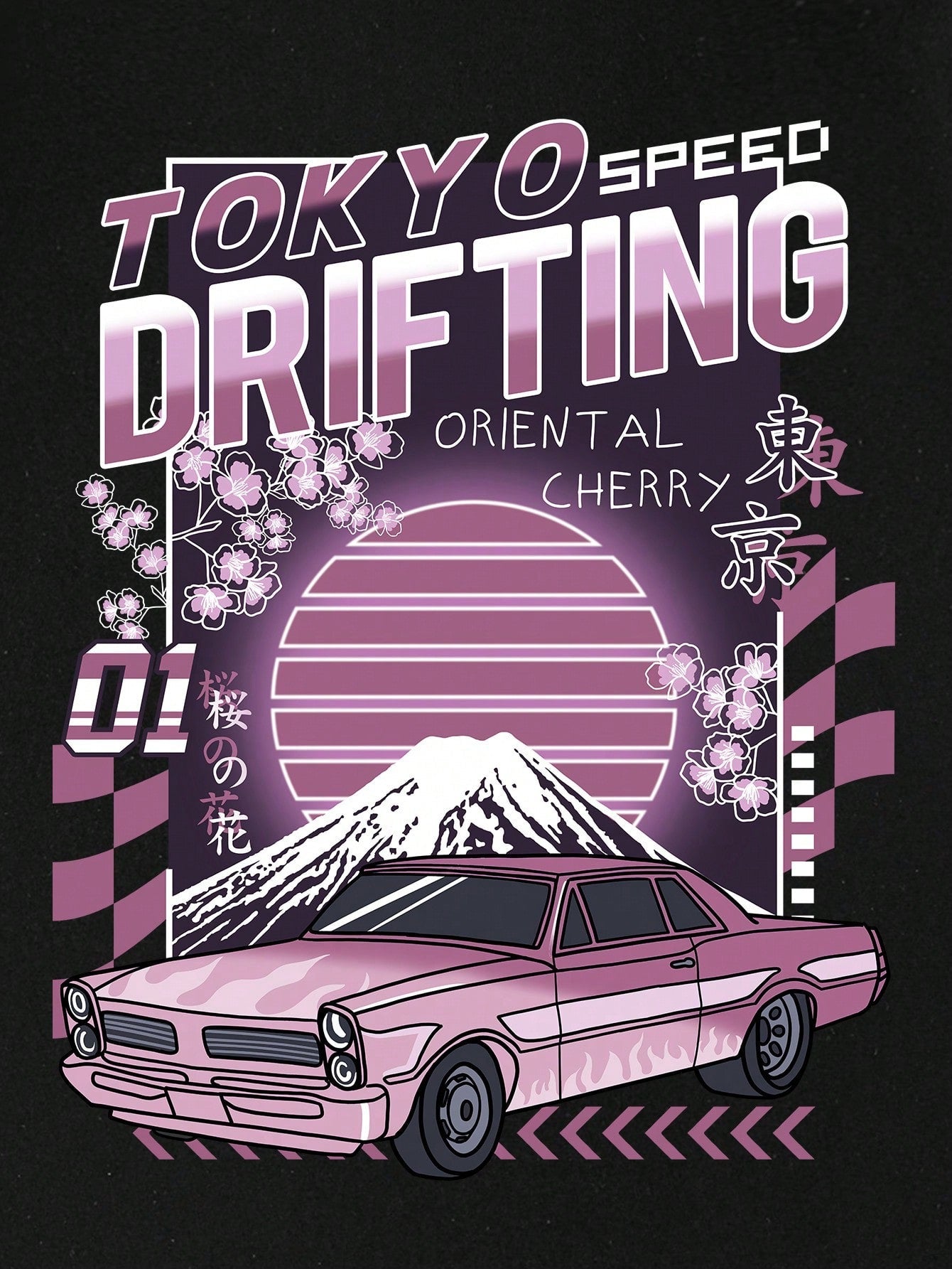 Drifting Auto -T-Shirt
