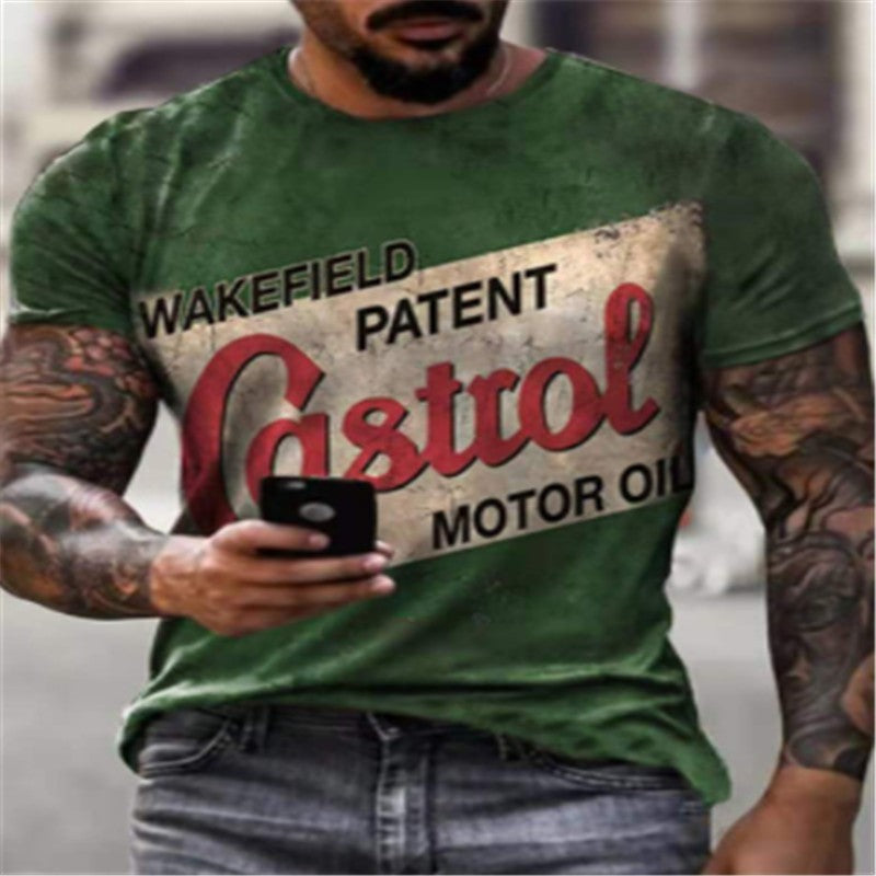 T-Shirt für Herren Kleidung Sommer Freizeit Kurzarm-T-Shirt Bestseller