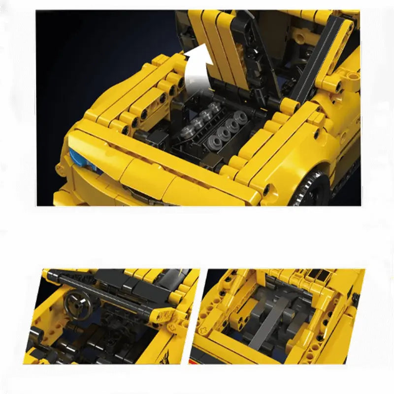 Camaro American Muscle Car 735pcs Grösse 1:16