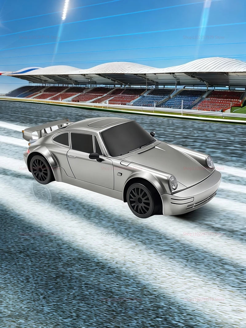 RC Drift Car 2,4 GHz, Maßstab 1:24, Allradantrieb, 20 km/h, Hochgeschwindigkeits-Fernsteuerungsauto mit LED-Leuchten, Driftreifen