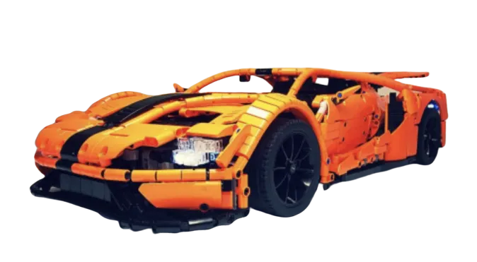 Mclaren 2020 GT Sports Car 2774pcs Grösse 1:8