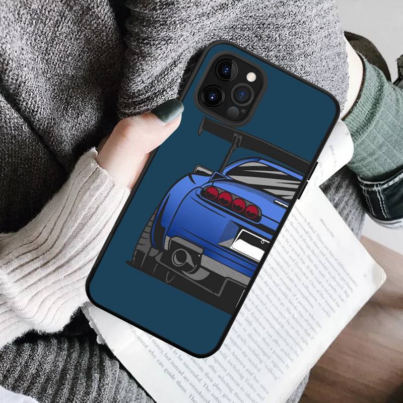 Cartoon-Comic-Sportwagen-Handyhülle