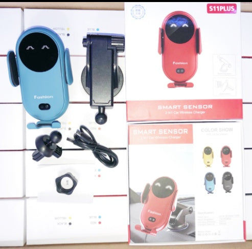 Smartphoneladegerät mit Autohalterung